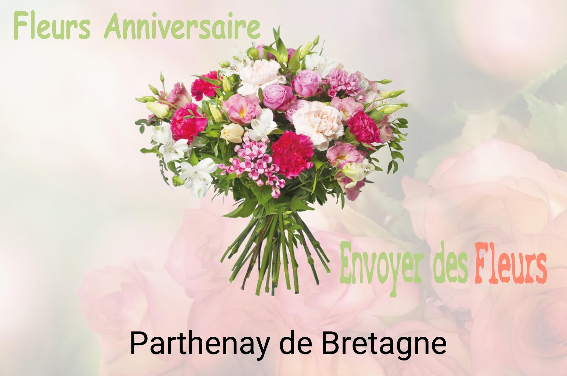 Bouquet de fleurs d’anniversaire livré à Parthenay-de-Bretagne