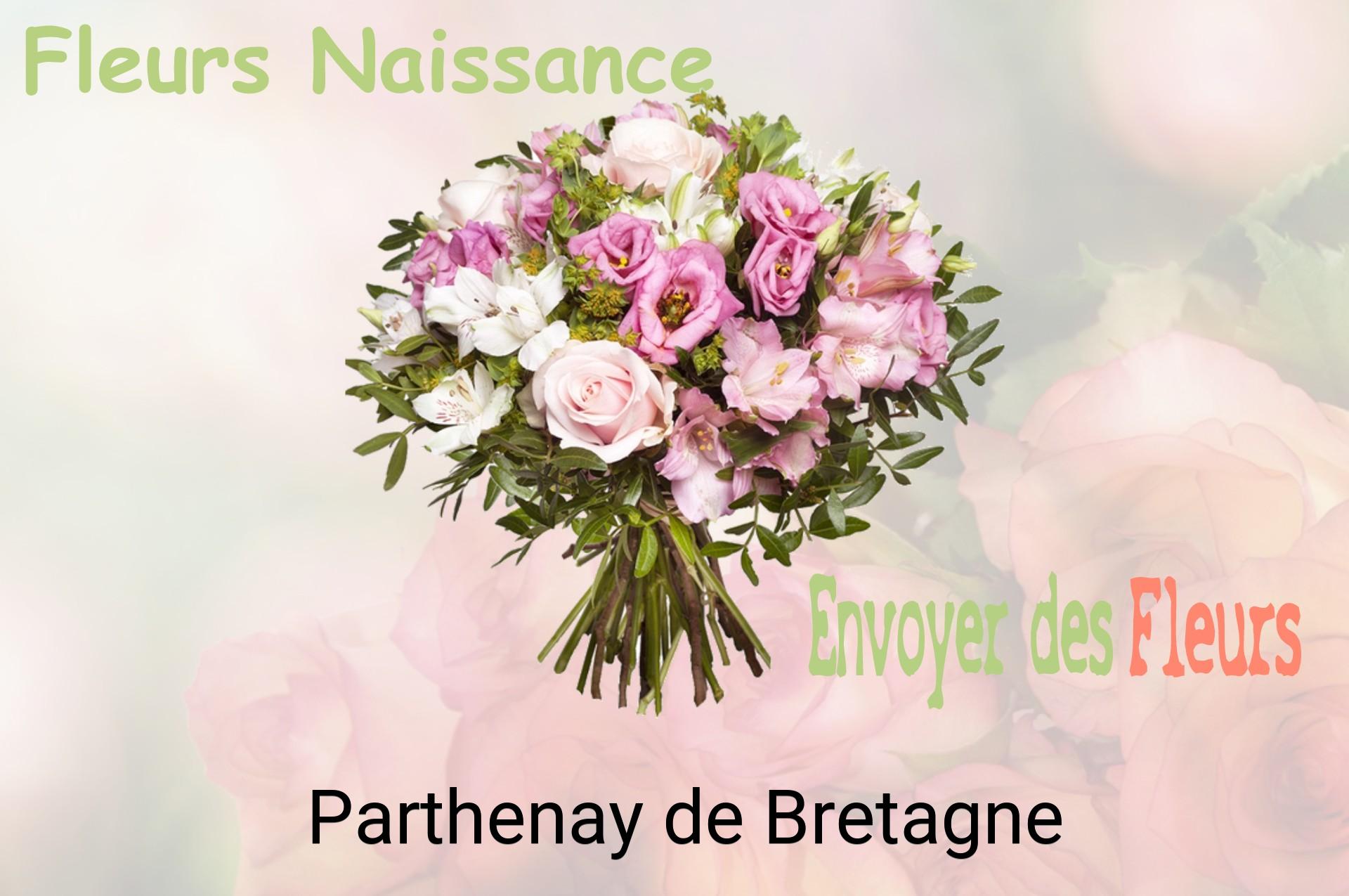 Bouquet de fleurs de naissance livré à Parthenay-de-Bretagne
