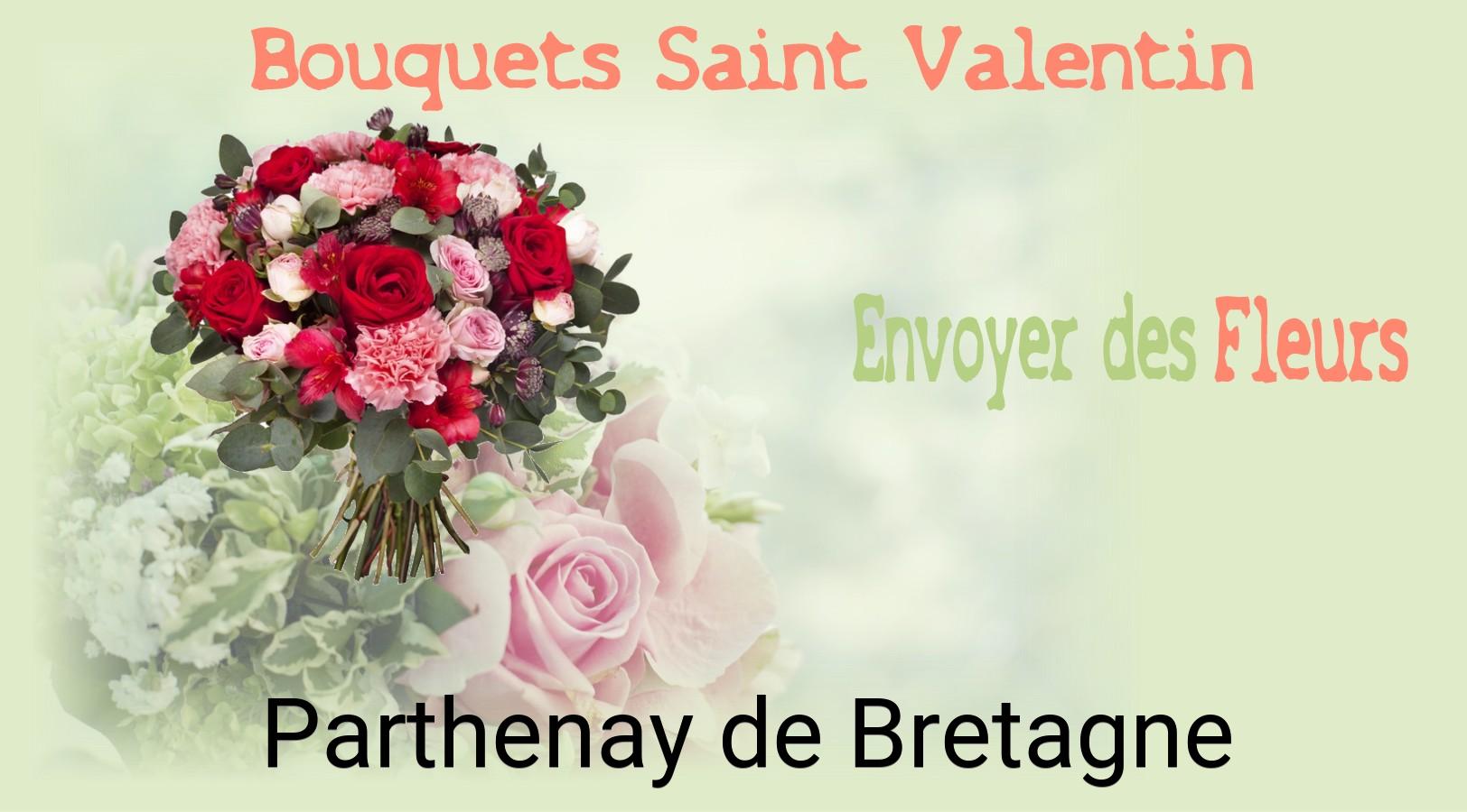 Roses de Saint-Valentin livrées à Parthenay-de-Bretagne